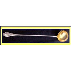 GILT SILVER FRENCH LONG LADLE REPOUSSE NOUVEAU #1846019