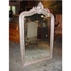 French Silverleaf Louis XV Style Mirror  #1846022