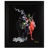 Image 1 : Michael Godard, "Gangster Love" Framed Limited Edition on Canvas, Numbered and S
