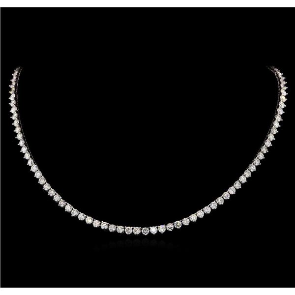 14KT White Gold 19.68 ctw Diamond Necklace