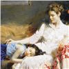 Image 2 : Pino (1931-2010), "Innocence" Limited Edition on Canvas, Numbered and Hand Signe