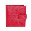 Image 1 : Louis Vuitton Red Epi Leather Compact Tab Wallet