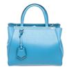 Fendi Blue Saffiano Leather Petite 2 Jours Tote Bag
