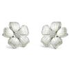 Image 1 : 18k White Gold 0.71CTW Mother Of Pearl and Diamond Earrings, (I1-I2/I-J)