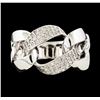 Image 2 : 0.33 ctw Diamond Ring - 14KT White Gold