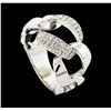 Image 4 : 0.33 ctw Diamond Ring - 14KT White Gold