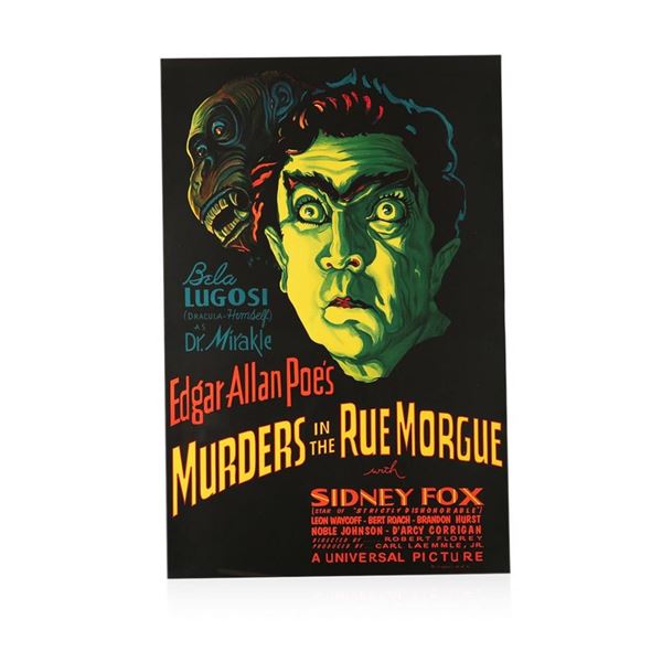 Murders in the Rue Morgue Recreation 1 Sheet Movie Poster