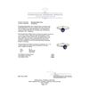 Image 5 : 1.90 ctw Sapphire and Diamond Ring - 14KT White Gold
