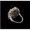 Image 3 : 14KT White Gold 1.72 ctw Diamond Ring