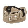 Image 1 : Dolce  Gabbana Tan Canvas and Leather Belt