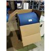 Image 1 : LARGE BOX OF BLUE COMMERCIAL YOGA / EXERCISE MATS