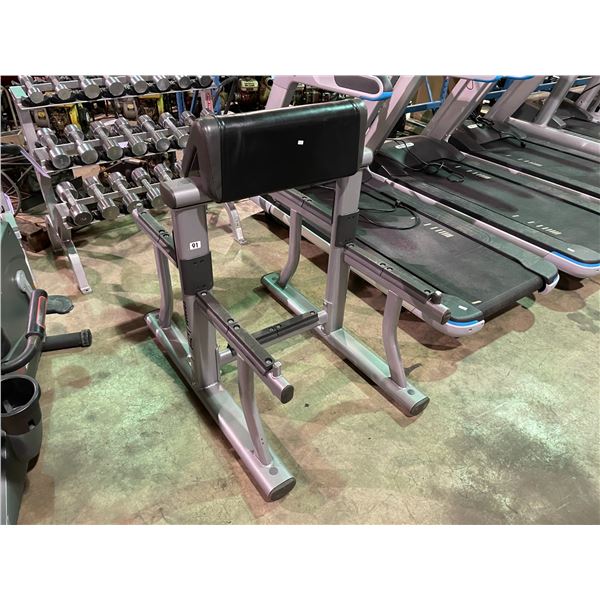 LIFE FITNESS DUAL SIDED COMMERCIAL FREE WEIGHT CURL BENCH