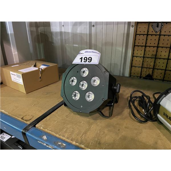 TECHNIK 6 LED COMMERCIAL STAGE LIGHT ( DAMAGE TO HANGING BRACKET )