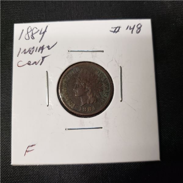 1884 Indian Head  Cent
