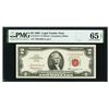 Image 1 : 1963 $2 STAR Legal Tender Note PMG 65EPQ