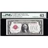 Image 1 : 1928 $1 Cutting ERROR Legal Tender Note PMG 63EPQ
