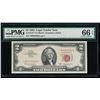 Image 1 : 1963 $2 STAR Legal Tender Note PMG 66EPQ