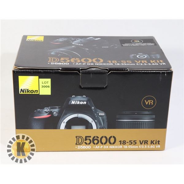 NEW NIKON D5600 18-55 DSLR CAMERA KIT