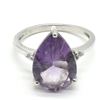 Image 3 : SILVER AMETHYST LACER CUT(6.3CT) RHODIUM