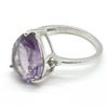 Image 5 : SILVER AMETHYST LACER CUT(6.3CT) RHODIUM