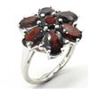 Image 2 : SILVER GARNET (5.8CT) RHODIUM PLATED RING
