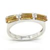 Image 1 : SILVER CITRINE(1.1CT) RHODIUM PLATED   RING