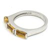 Image 4 : SILVER CITRINE(1.1CT) RHODIUM PLATED   RING