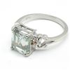 Image 5 : SILVER MOISSANITE(2.5CT) RHODIUM PLATED RING