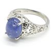 Image 5 : SILVER TANZANITE(2.4CT) RHODIUM PLATED RING