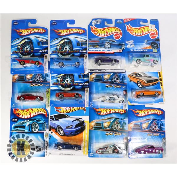 HOTWHEELS ASSORTED BAG OF 12