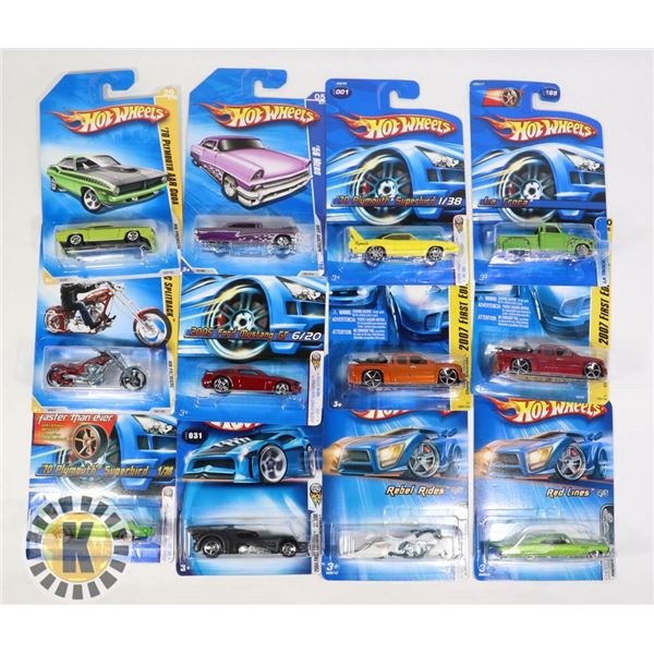 HOTWHEELS ASSORTED BAG OF 12