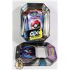 Image 1 : POKEMON x4 BOOSTERS, MINI BINDER ETC. TIN