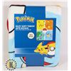 Image 1 : NEW POKEMON 40" X 50" SILKY SOFT THROW BLANKET