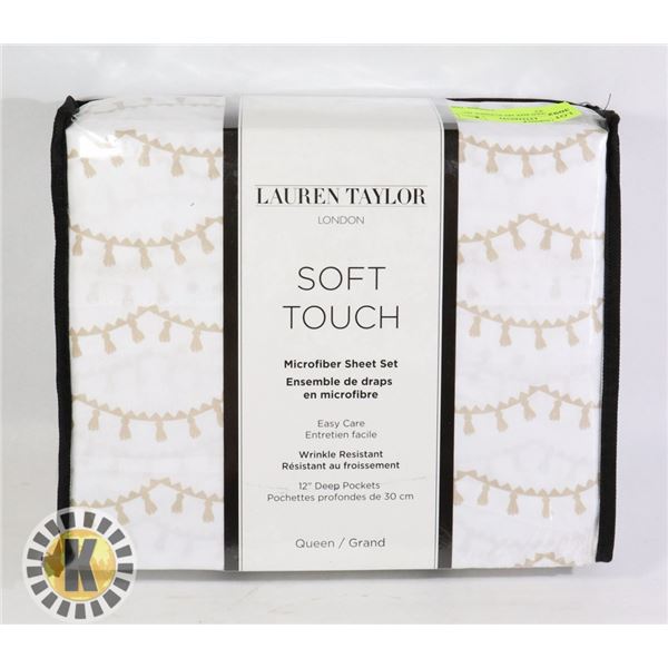 NEW QUEEN SIZE MICROFIBER 4PC SHEET SET