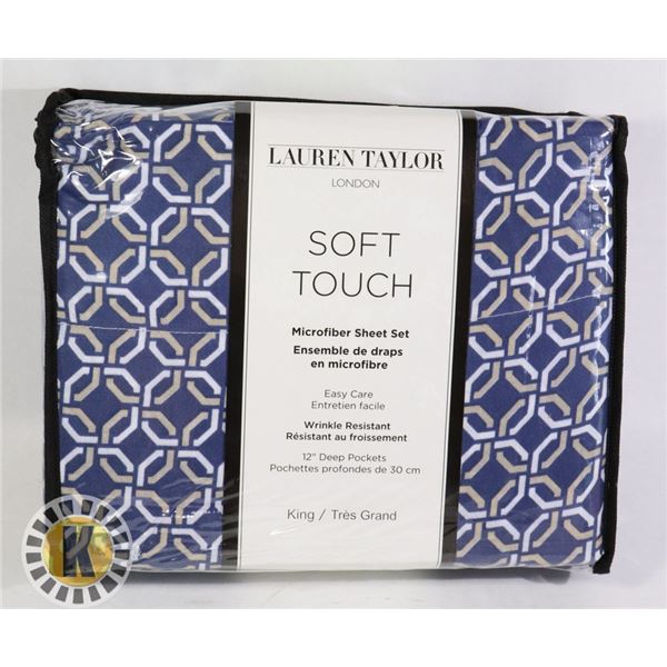 NEW KING SIZE MICROFIBER SHEET SET