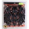 Image 1 : NEW 12PC HEAVY DUTY PLASTIC SPRING CLAMP SET