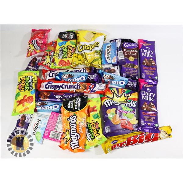 24 ASSORTED CHOCOLATE., CANDY AND MORE