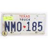 Image 1 : TEXAS LICENCE PLATE