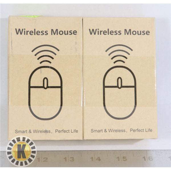 TWO WIRELESS MICE