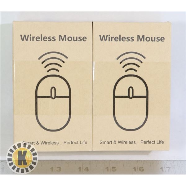 TWO WIRELESS MICE