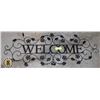 Image 1 : DECORATIVE METAL ART "WELCOME"