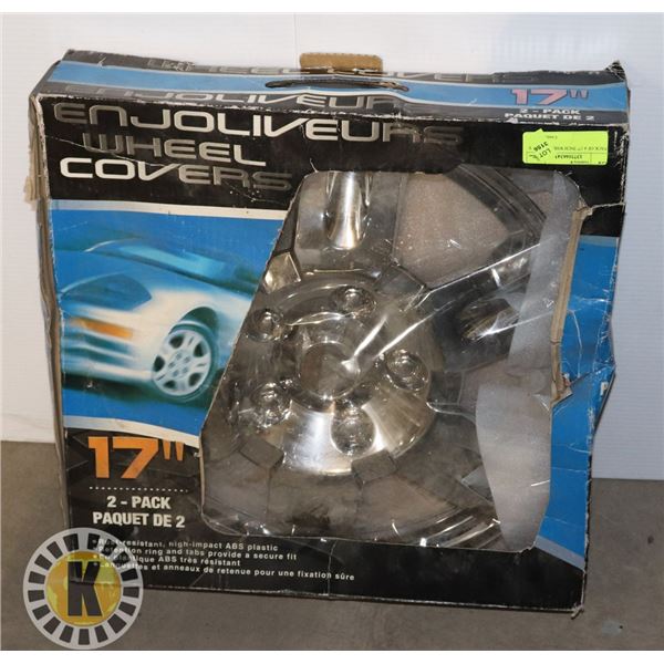 PACK OF 4 17" INCH WHEEL COVERS