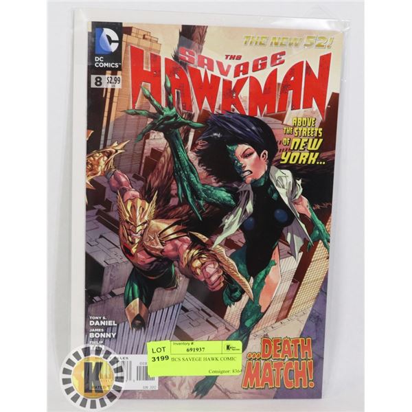 DC COMICS SAVAGE HAWK COMIC BOOK