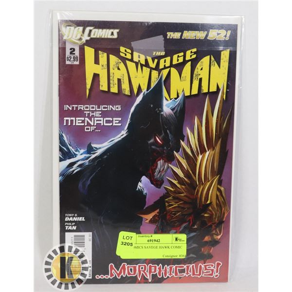 DC COMICS SAVAGE HAWK COMIC BOOK