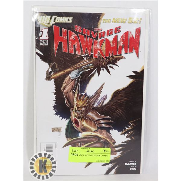 DC COMICS SAVAGE HAWK COMIC BOOK