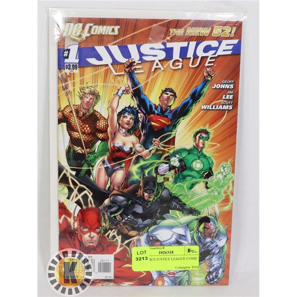 DC COMICS JUSTICE LEAGUE COMIC BOOK