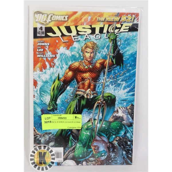 DC COMICS JUSTICE LEAGUE COMIC BOOK