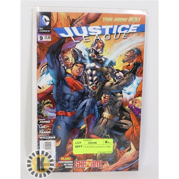 DC COMICS JUSTICE LEAGUE COMIC BOOK