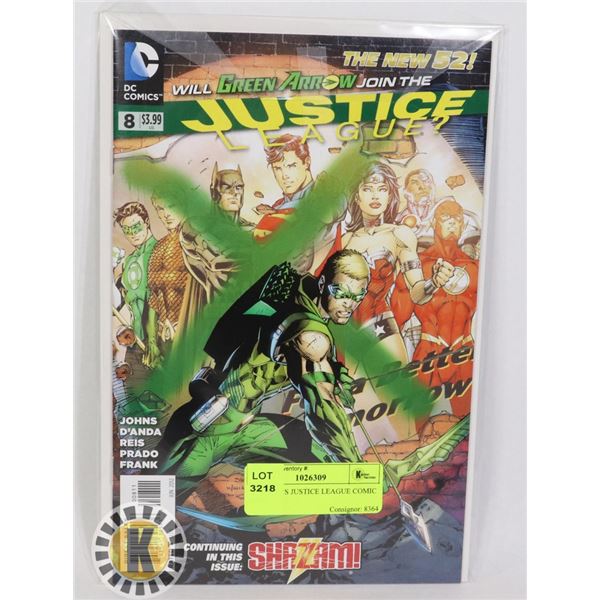 DC COMICS JUSTICE LEAGUE COMIC BOOK