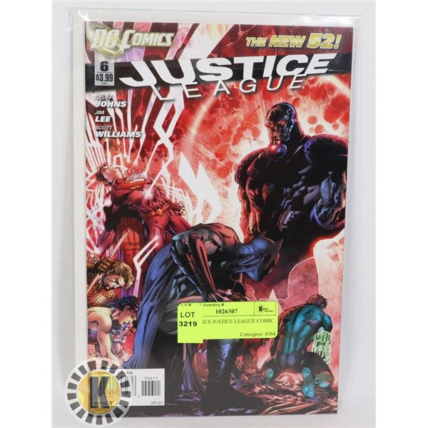 DC COMICS JUSTICE LEAGUE COMIC BOOK